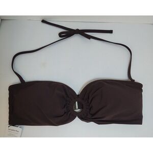 Aubade‎ Paris Les Petits Plus Brown Bandeau Bikini Top L Sexy Durable
